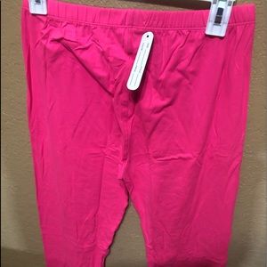 Women Plus Size Pink leggings